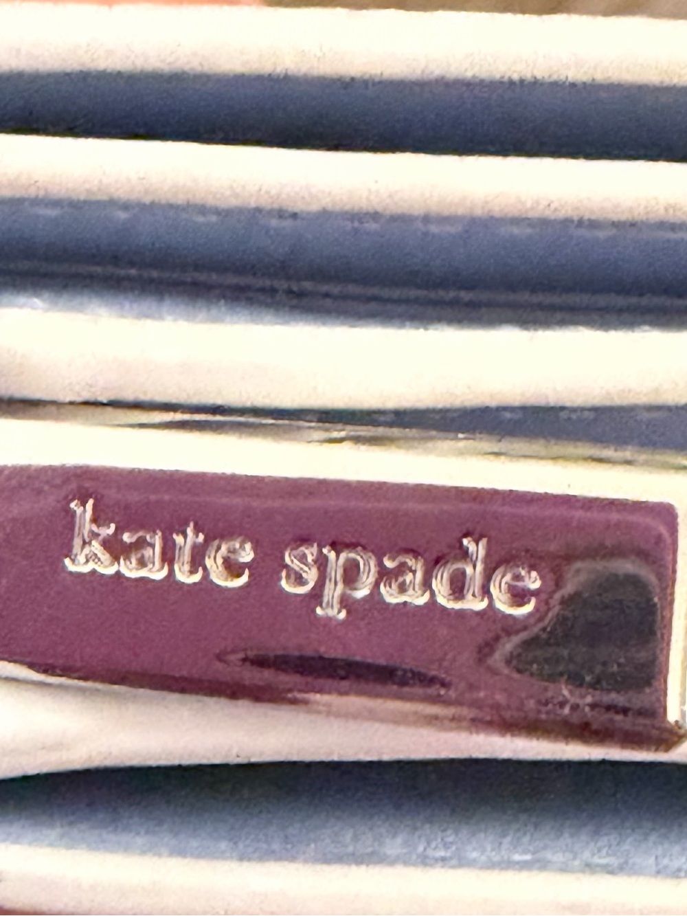kate spade New York Light Blue Pebbled Leather Wallet - Picture 6 of 6